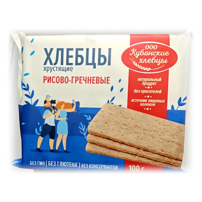 Kubanskie hlebcy Hlibtsi — gallette croccanti di riso e grano saraceno