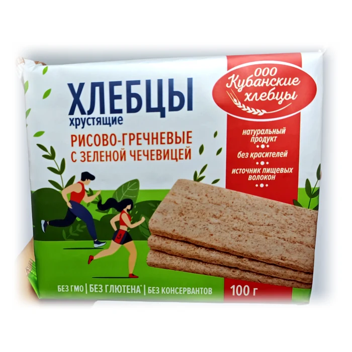 Kubanskie hlebcy Hlibtsi — gallette di riso, grano saraceno e lenticchie verdi