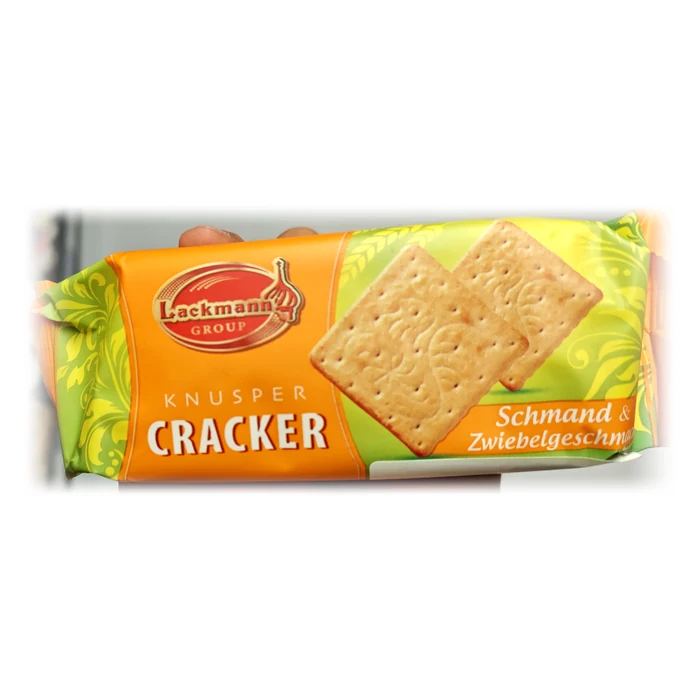 Lackmann Knusper Cracker — panna acida e cipolla