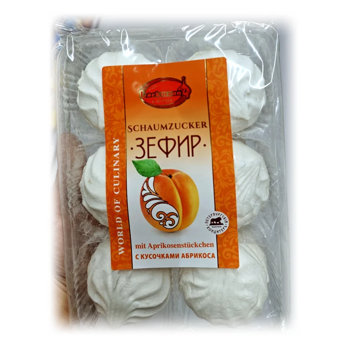 Lackmann Zefir con pezzi di albicocca