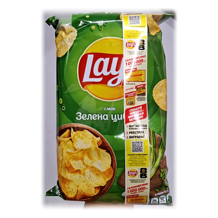 Lay's Зелена цибуля — patatine al cipollotto