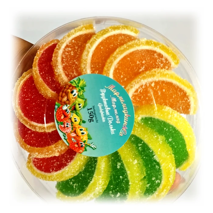 Gelatina di frutta Marmeladki — spicchi di gelatina alla frutta