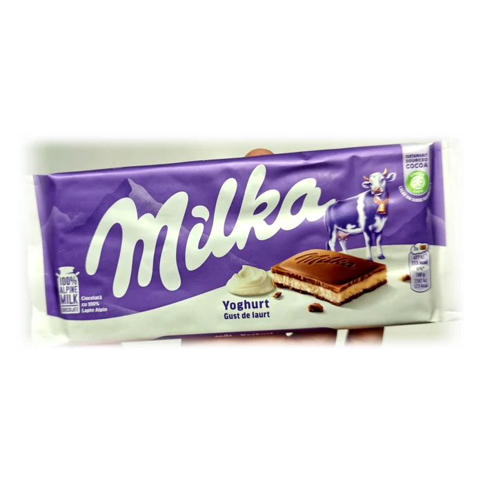 Milka Yoghurt — cioccolato al latte con ripieno allo yogurt