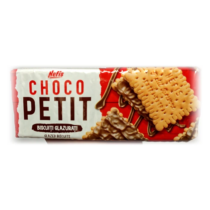 Nefis Choco Petit — petit beurre glassati al cioccolato