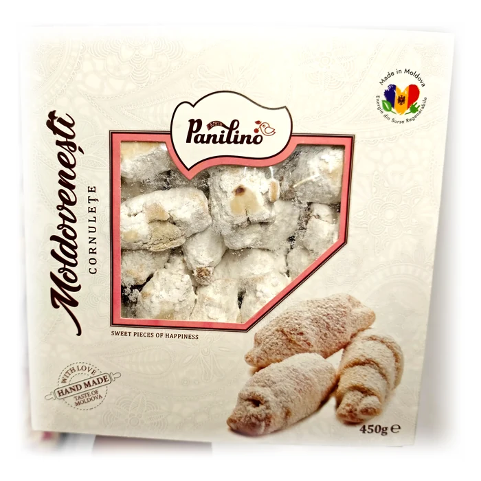 Panilino Moldovenești — cornulețe allo zucchero a velo