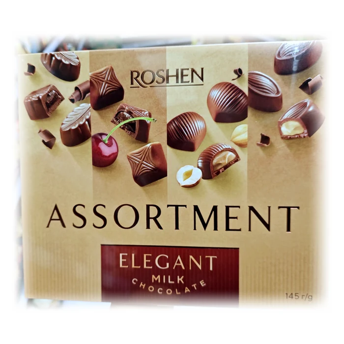 Roshen Assortment Elegant — praline al cioccolato al latte