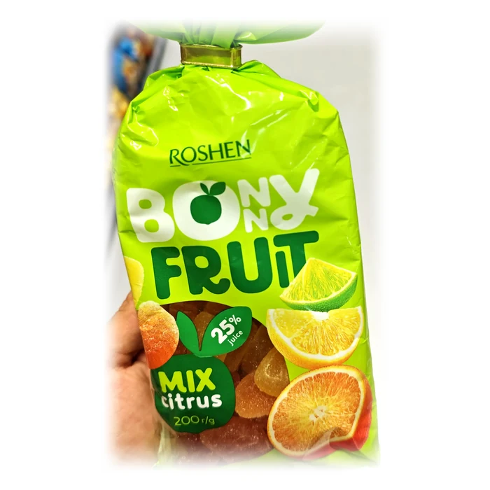 Roshen Bonny Fruit Mix Citrus — gelatine agli agrumi