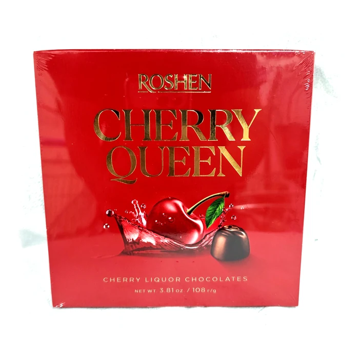 Roshen Cherry Queen — praline al liquore di ciliegia