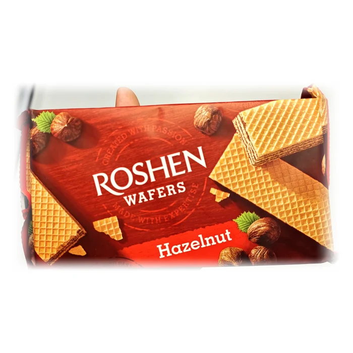 Roshen Wafers Hazelnut — wafer alla crema di nocciola