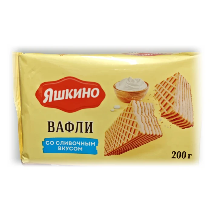 Jaškino Vafli — wafer alla crema di panna