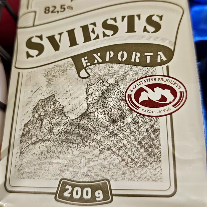 Baltais Sviests Exporta 82,5%