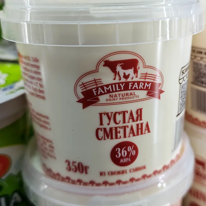 Family Farm Густая сметана 36%