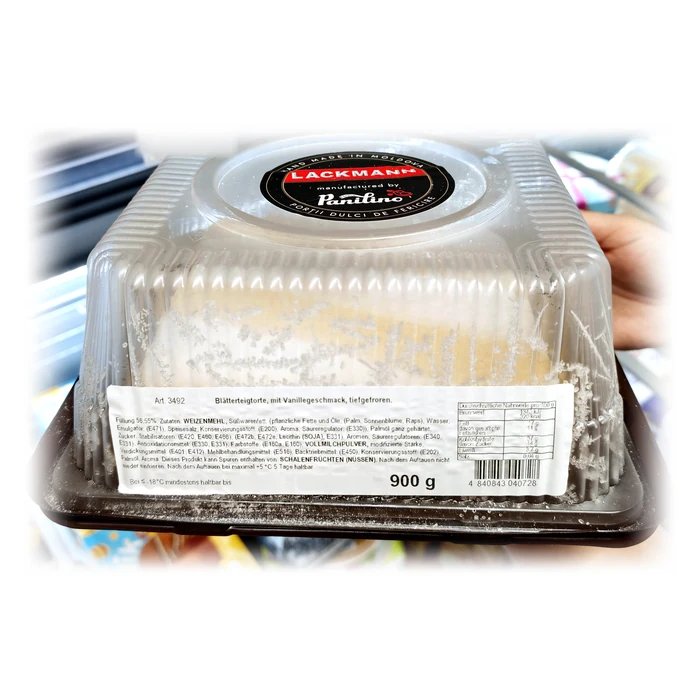 Lackmann Napoleon — torta di pasta sfoglia alla vaniglia