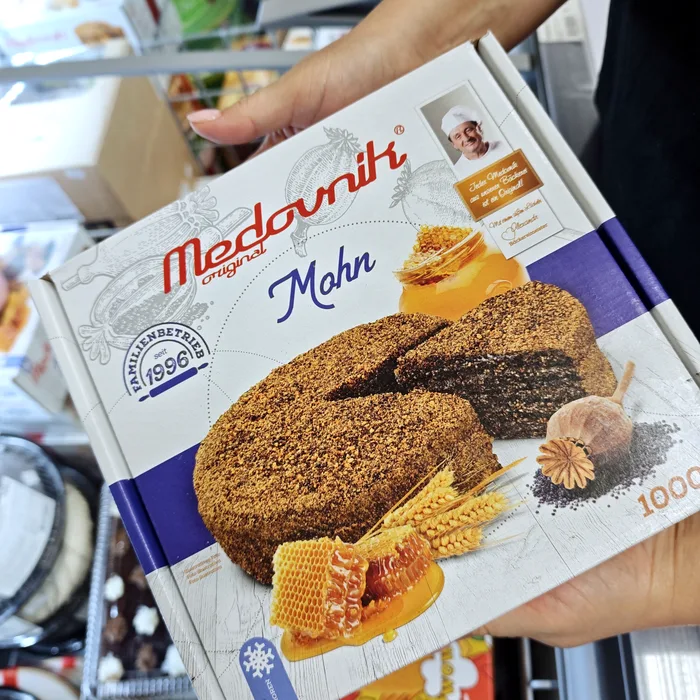 Medovnik Original Medovnik Mohn — miele e semi di papavero